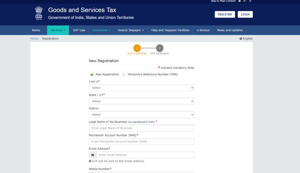 GST REGISTRATION 2024