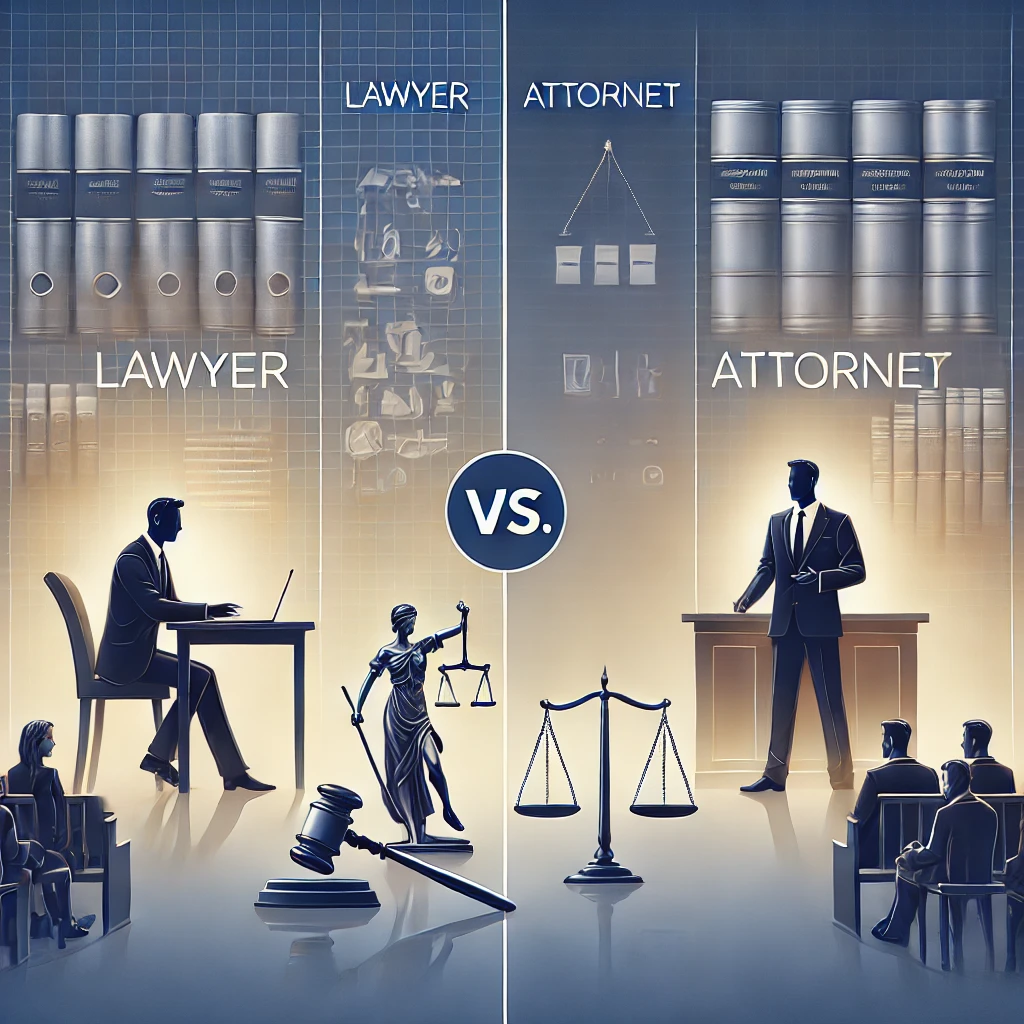 Lawyer and Attorney