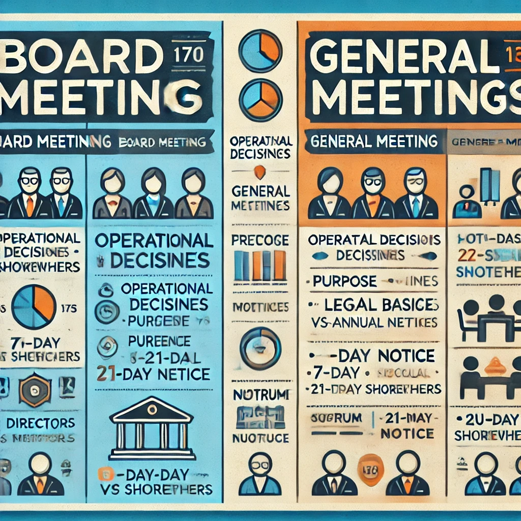 Board Meeting and General Meeting